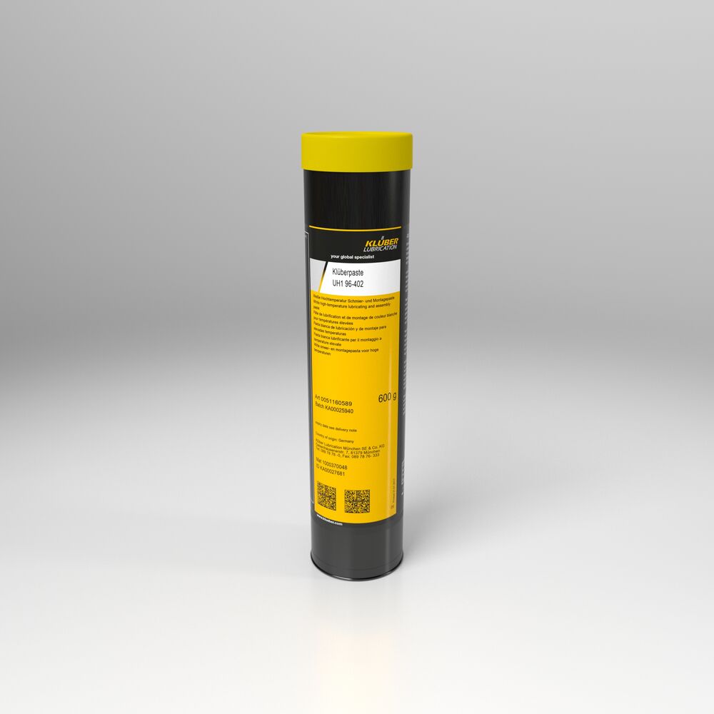 Pâte de montage technique multi-usages, Klüberpaste UH1 96-402 CARTOUCHE PE 600 G