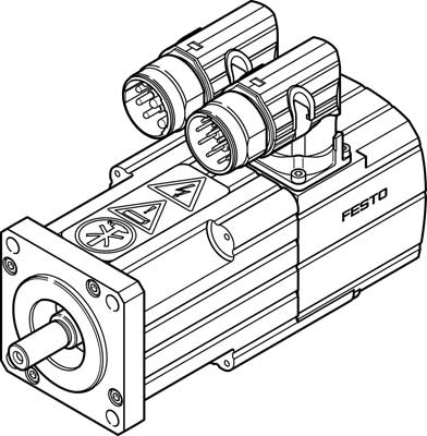 SERVOMOTEUR  EMMS-AS-55-SK-LS-RRB-S1