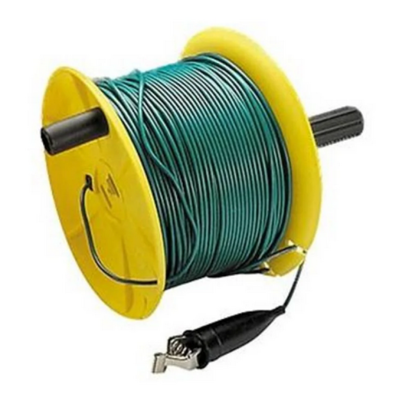 Bobine de câble vert 100m pour kit de terre