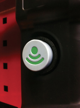 SERVANTE 41 - 6 TIROIRS - A BADGE MAGNETIQUE - ROUGE