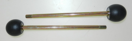 jeu 2 guides 10 mm extra long pour face avant vag passat