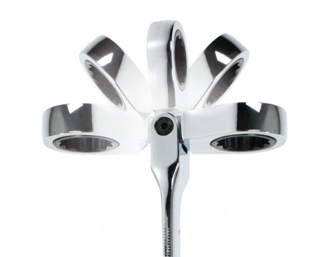 jeu de 8 clés mixtes à cliquet articulé