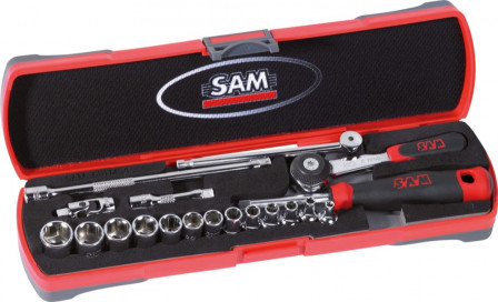 coffret 19 outils 1/4