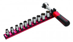 OUTIL 3/8'' SUR RACK AIMANTE - JEU DE 11