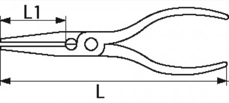 pince electronique bec rond