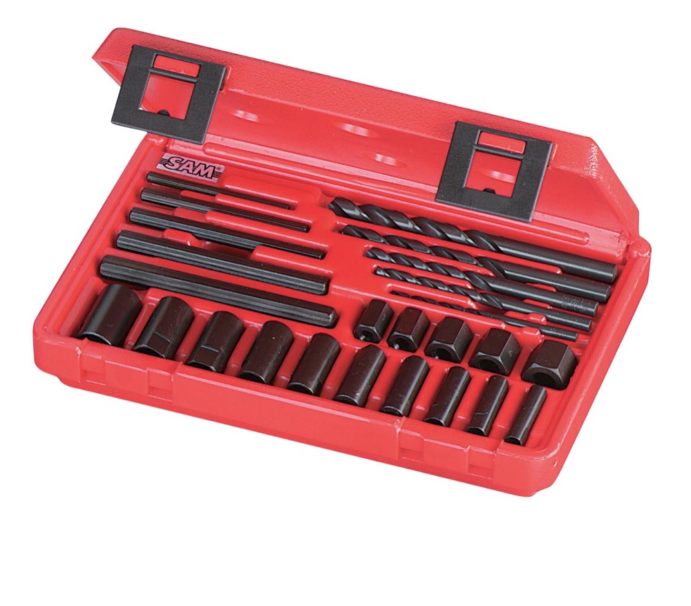 coffret de 5 extracteurs pour vis cassees