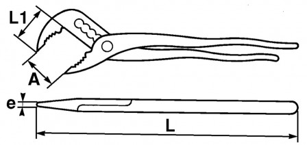 pince multiprise bimatiere a bouton poussoir