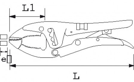 pince etau grande capacite 220 mm
