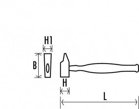 marteau a garnir tete ronde