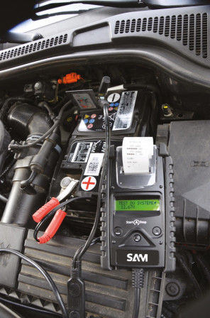 testeur de batterie « start and stop » 6-12v-24v avec imprimante