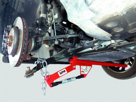 levier d'exercice sur train avant