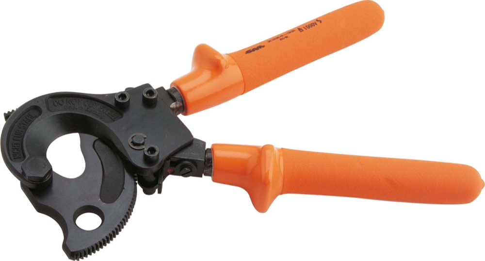 coupe cable cremaillere isole 1000 v