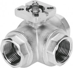 robinet à boisseau sphérique VZBM-3/8-RP-40-F-3L-F03-B2B3