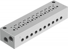 VABM-C12-6M-M5-M3-10 Bloc de raccordement