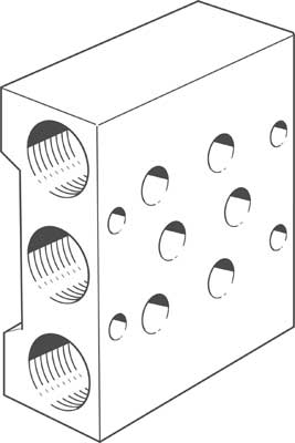bloc de raccordement PRS-1/8-2-B
