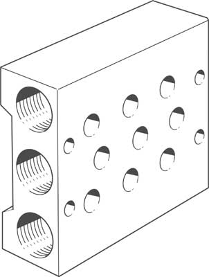 bloc de raccordement PRS-1/8-3-B