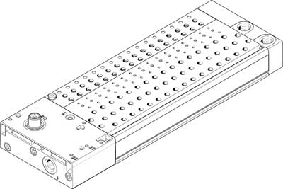 barrette de raccordement VABM-C8-12E-G14-16-PT-L