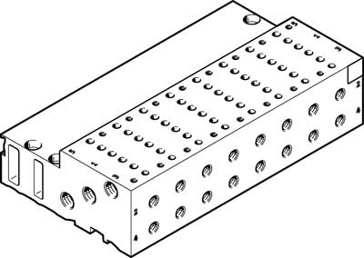 bloc de montage en batterie MHA2-PR8-5-M5