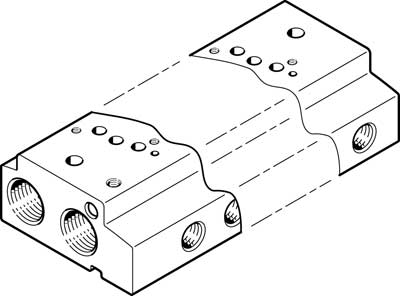 barrette de raccordement VABM-C7-12W-G18-4