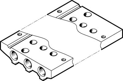 barrette de raccordement VABM-L1-10AS-M5-3