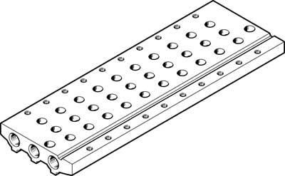 barrette de raccordement VABM-L1-10AS-M5-10