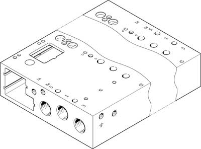 barrette de raccordement VABM-L1-14G-G14-7-GR