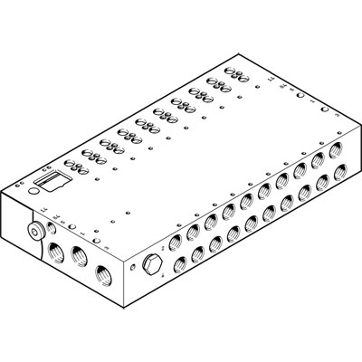 barrette de raccordement VABM-L1-18W-G38-12-G
