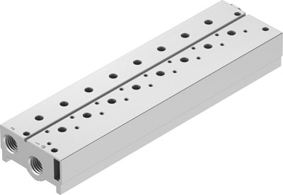 bloc de raccordement VABM-B10-25S-G38-7-P3