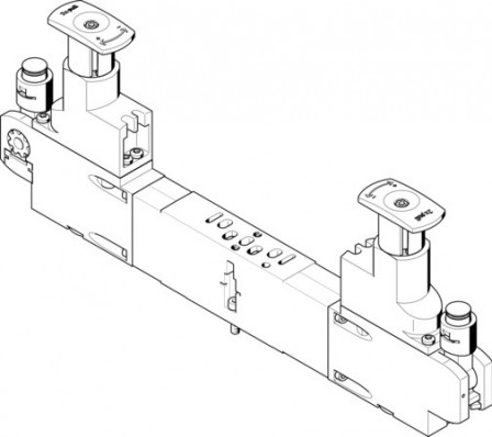 VABF-S3-2-R5C2-C-6 Plaque de détendeurs