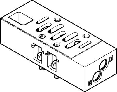 embase avec limiteur de débit VABF-S1-2-F1B1-C