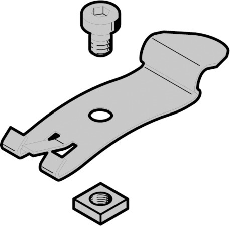 VAME-P7-T Fixation pour rail
