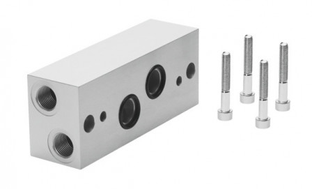 NAW-1/2-3E-ISO Embase juxtaposable d'angle