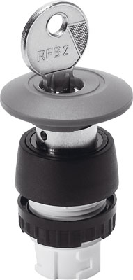 bouton coup-de-poing verrouillable PRS-22-RT-B