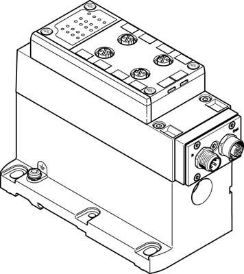 interface électrique VABE-S6-1LF-C-A4-E