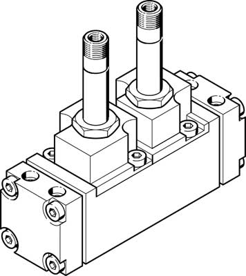 électrodistributeur CJM-5/2-1/4-FH