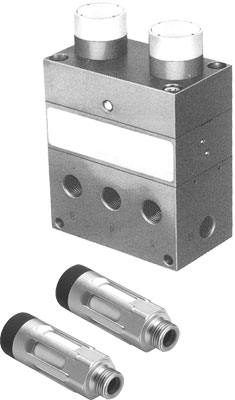 distributeur à bouton-poussoir T-5/3-1/4