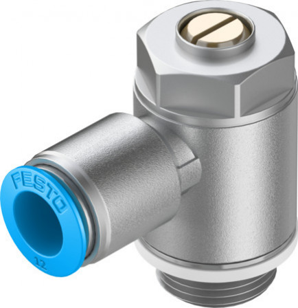 GRLA-1/2-QS-12-D Limiteur de débit unidirectionnel