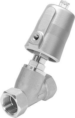 soupape à tête inclinée VZXF-L-M22C-M-A-G1-240-M1-V4V4T-80-16