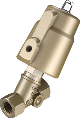 soupape à tête inclinée VZXF-L-M22C-M-A-G12-120-H3B1V-50-V