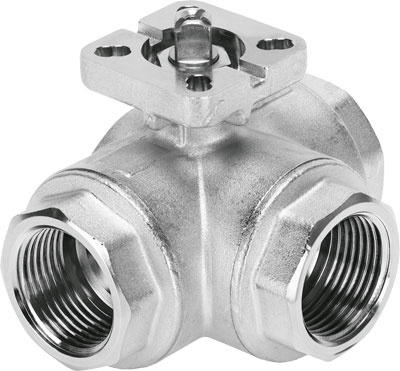 robinet à boisseau sphérique VZBM-1-RP-40-F-3T-F0304-B2B3