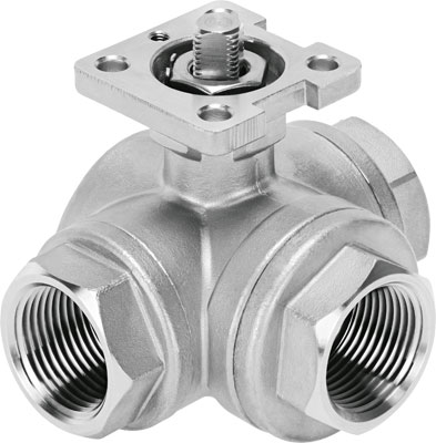robinet à boisseau sphérique VZBE-1/2-T-63-F-3T-F04-V15V15