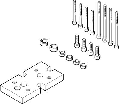 kit d'adaptation DHAA-G-H2-20-B8-35