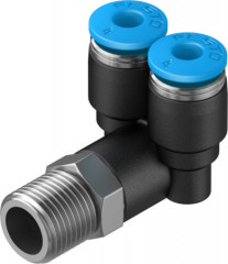 QSYL-1/8-4 Raccord banjo Y