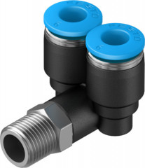 QSYL-1/8-6 Raccord banjo Y