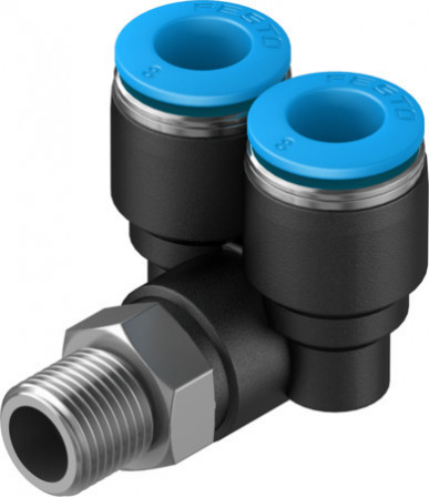 QSYL-1/8-8 Raccord banjo Y