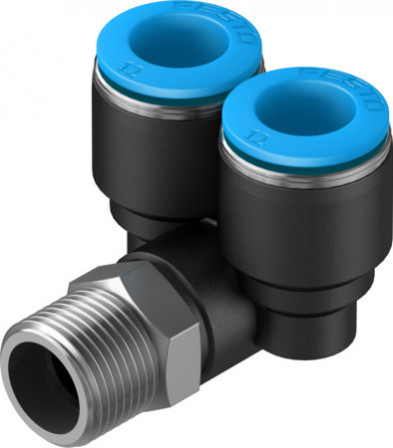 QSYL-3/8-12 Raccord banjo Y