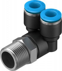 QSYL-3/8-8 Raccord banjo Y