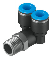 QSYL-1/4-8 Raccord banjo Y