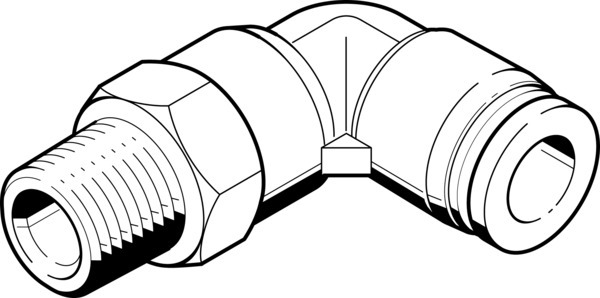QBL-M5-1/4-U-M Raccord coudé