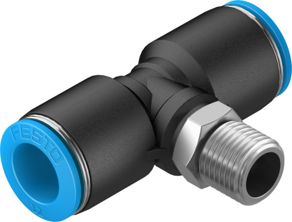QST-1/4-12 Raccord enfichable en T